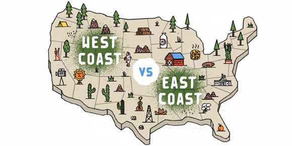 Drikke sig fuld klient Fremme East Coast vs. West Coast: Bridging to the Coastal Divide - MindManager Blog