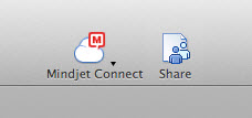 Mindjet Connect and Share buttons