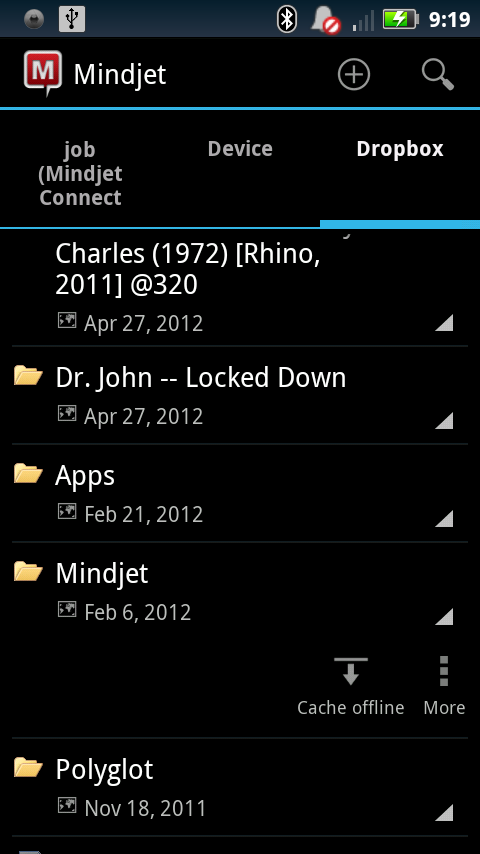 Mindjet for Android screen shot