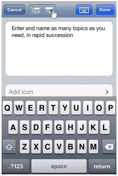 Mindjet for iPad screen shot