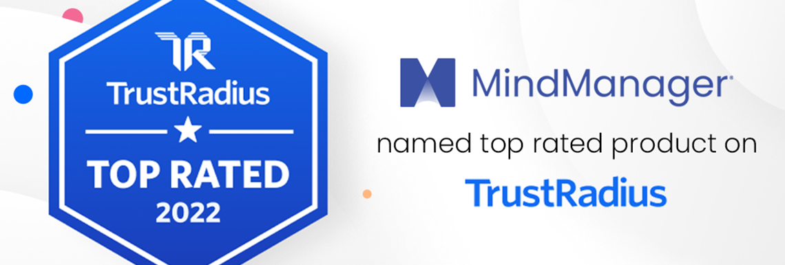 MindManager wins TrustRadius Top Rated 2022 awards for project management, mind mapping, and diagramming