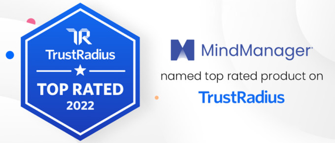 MindManager wins TrustRadius Top Rated 2022 awards for project management, mind mapping, and diagramming