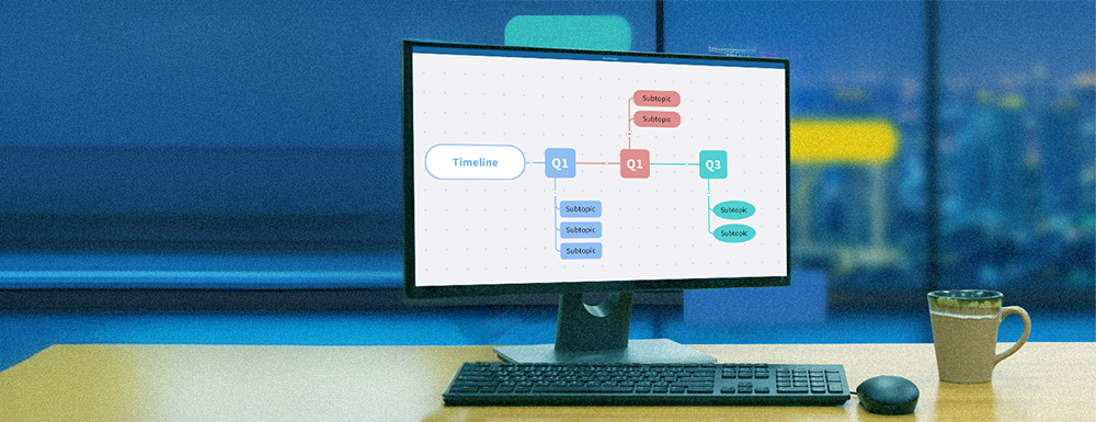 building a project timeline with mindmanager